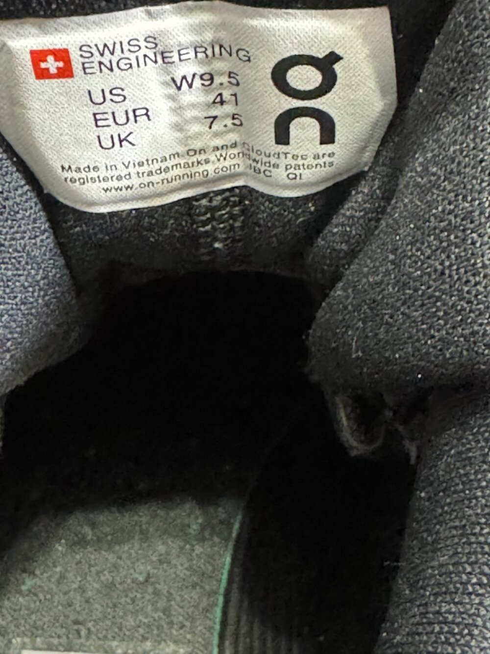 On Cloud Hi Waterproof - All Black High Top Sneakers - Women's 9.5 - Picture 7 of 11